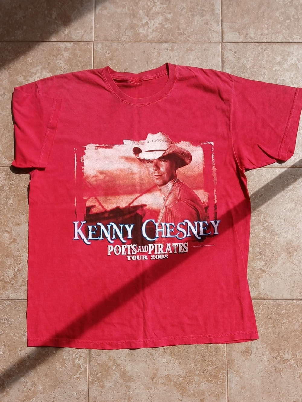 Kenny Chesney Poets and Pirates Merch 2008 Tour Tee